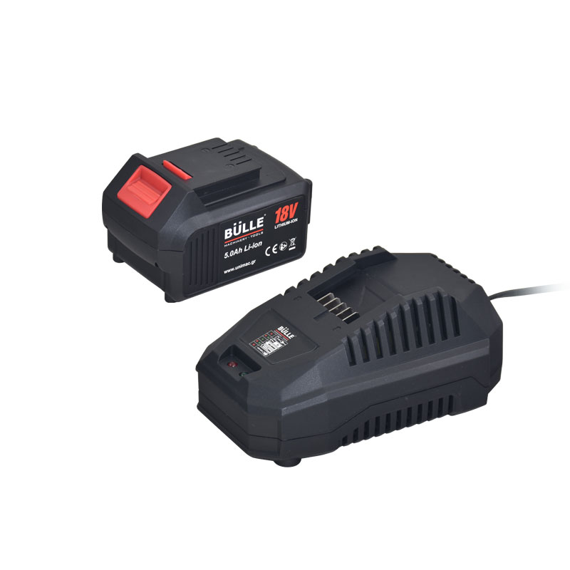 BULLE: ΕΠΑΝΑΦΟΡΤΙΖΟΜΕΝΟΣ ΓΩΝΙΑΚΟΣ ΤΡΟΧΟΣ 125mm BRUSHLESS, ΡΥΘΜΙΖΟΜΕΝΟΣ, 18V 1x5Ah - 11