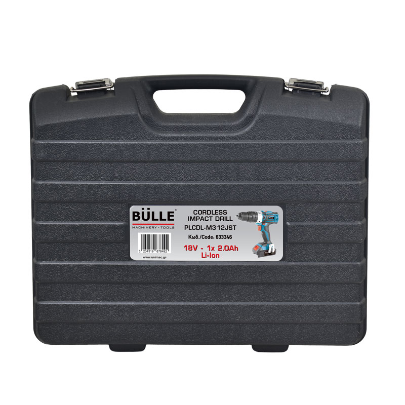 BULLE: ΚΡΟΥΣΤΙΚΟ ΔΡΑΠ/ΚΑΤΣ. 18V, 1x2Ah Li-Ion - 8