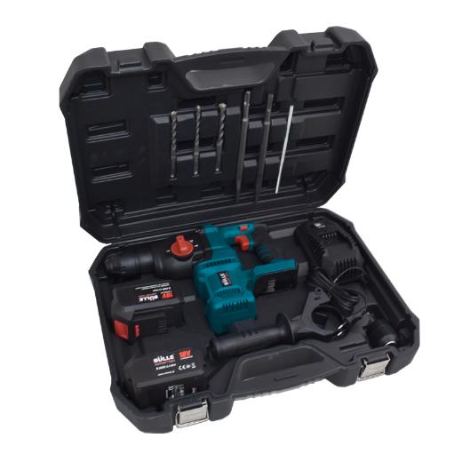 BULLE: ΠΙΣΤΟΛΕΤΟ ΜΠΑΤΑΡΙΑΣ (BRUSHLESS) 18V 2x5Ah SDS-PLUS