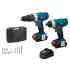 Lithium Hammer Drill and Screwdriver Set 18 V 2x2.0Ah Bulle - 2