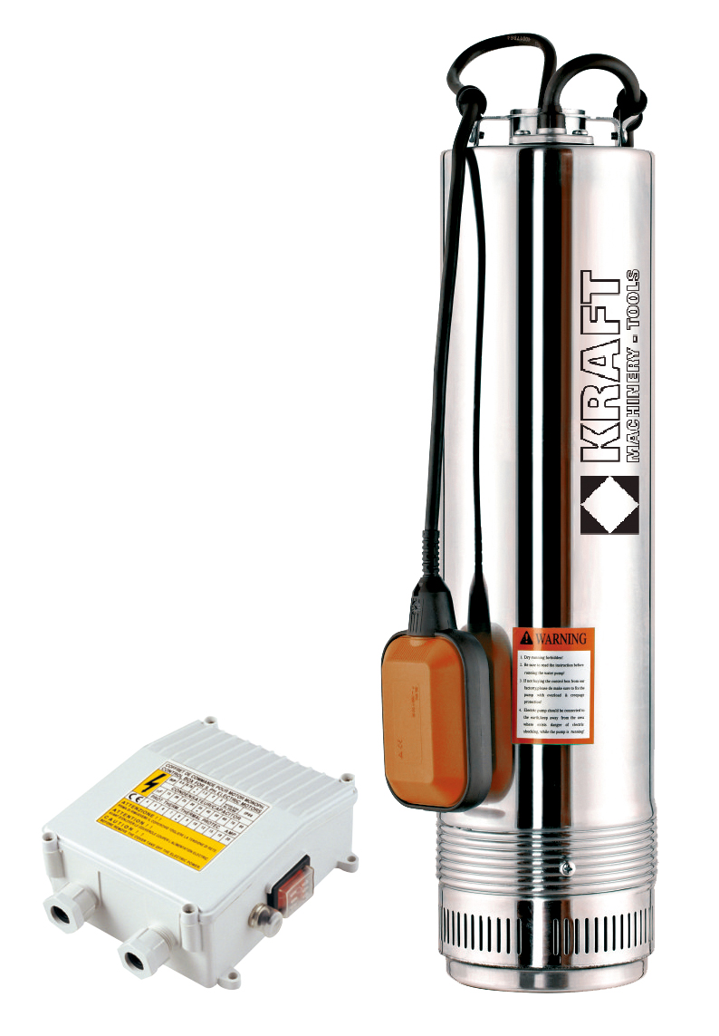 KRAFT: ΥΠΟΒΡΥΧΙΑ ΑΝΤΛΙΑ ΠΗΓΑΔΙΩΝ INOX 750 W