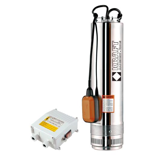 KRAFT: ΥΠΟΒΡΥΧΙΑ ΑΝΤΛΙΑ ΠΗΓΑΔΙΩΝ INOX 750 W
