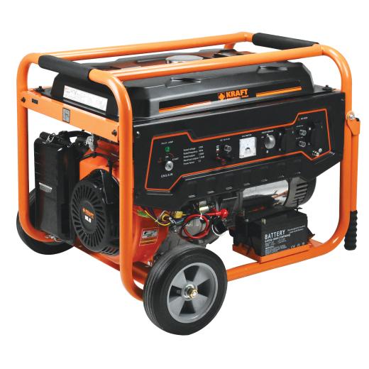 Electric Generator with Starter and Battery 7000W Kraft