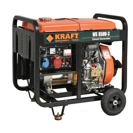 WS 8500-3 3Phase Diesel Generator 6.0kW Kraft