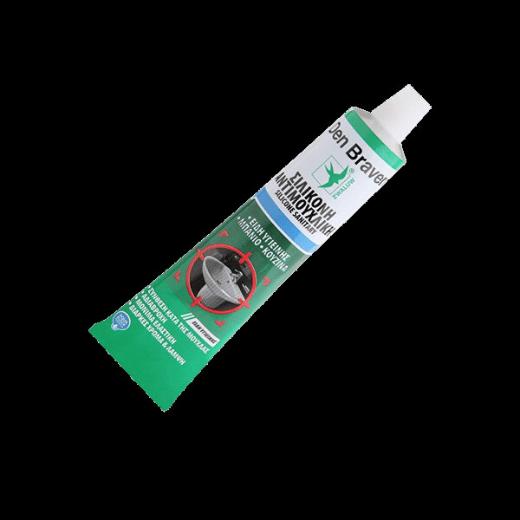 Σιλικόνη Αντιμουχλική Γενικής Χρήσης Σωληνάριο Sanitary DEN BRAVEN