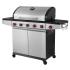 Gas Barbeque Premium INOX with 4 Burners and a side cob Unimac - 3