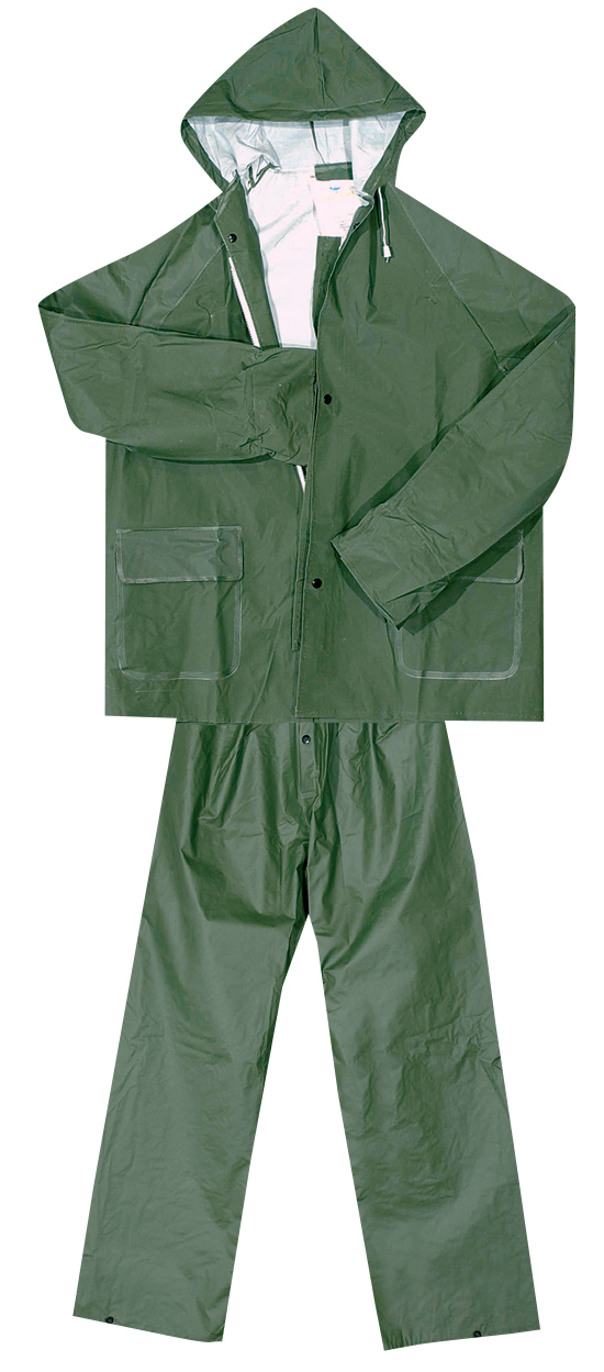 Green Raincoat and Pants Unimac