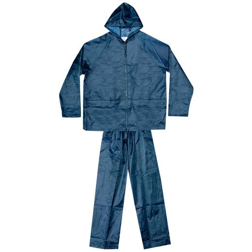Blue Raincoat with Pants and Case Unimac