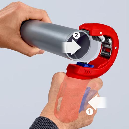 ΚΟΦΤΗΣ ΑΥΤΟΜΑΤΟΣ ΠΛΑΣΤΙΚΗΣ ΣΩΛΗΝΑΣ ΑΠΟΧΕΤΕΥΣΗΣ 32-40-50mm KNIPEX