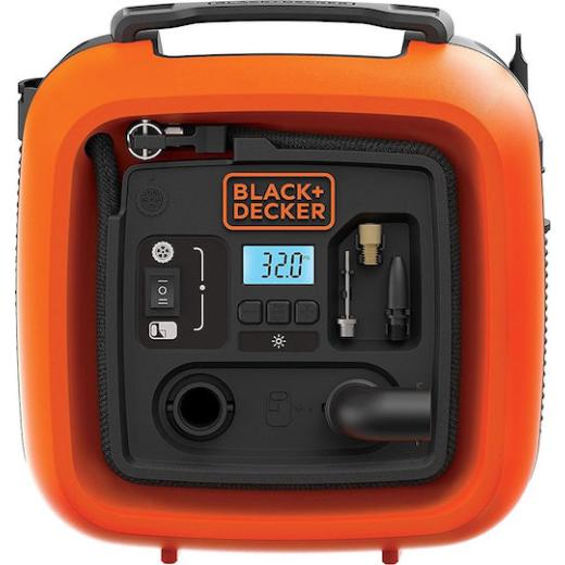 Τρόμπα Αυτοκινήτου με Καλώδιο Αναπτήρα 12V Black & Decker