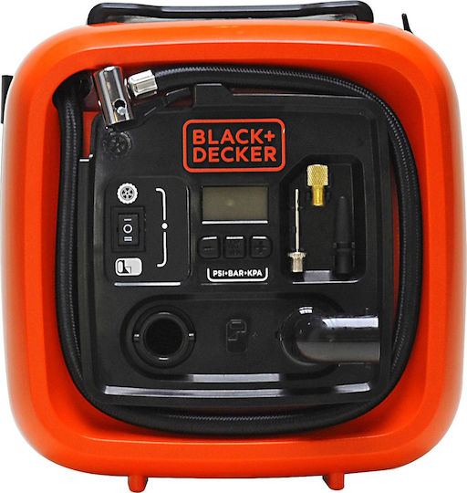 Τρόμπα Αυτοκινήτου με Καλώδιο Αναπτήρα 12V Black & Decker - 2