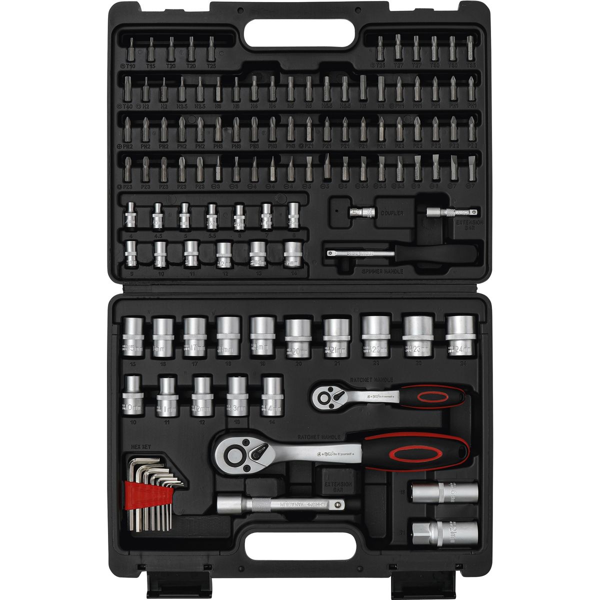 Socket Set Super Lock  115 pcs. BDS - 1