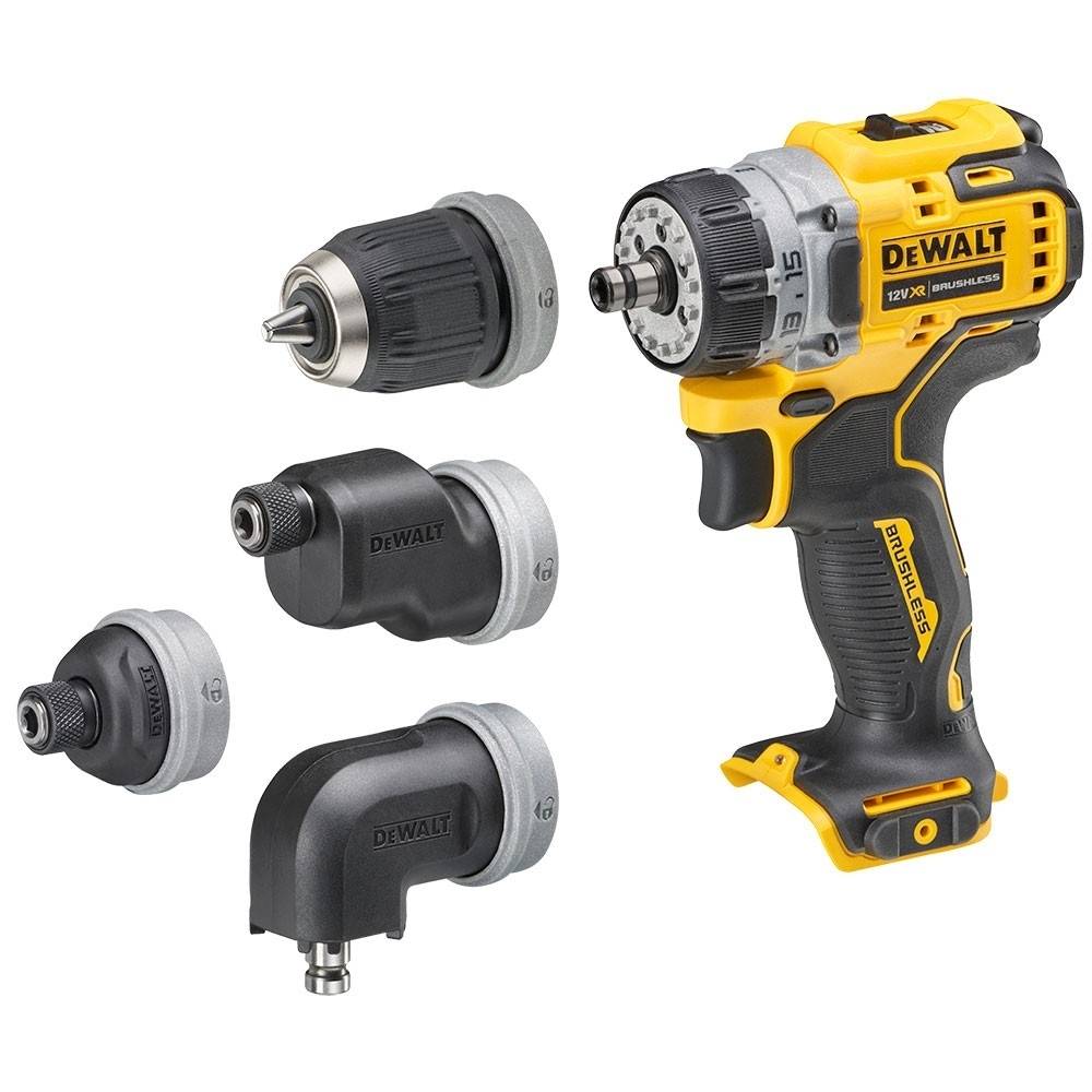 Δραπανοκατσάβιδο Πολλαπλών Κεφαλών XR 12V Brushless SOLO Dewalt - 1