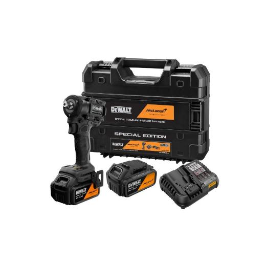 Μπουλονόκλειδο Brushless Compact 1/2 McLaren XR 18V με Μπαταρίες και Φορτιστή Dewalt