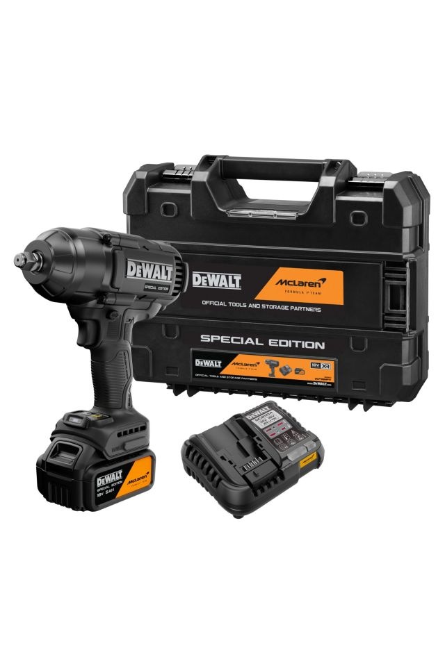 Μπουλονόκλειδο 1/2 Υψηλής Ροπής Brushless McLaren XR 18V με Μπαταρίες και Φορτιστή (2 x 5Ah) Dewalt - 1