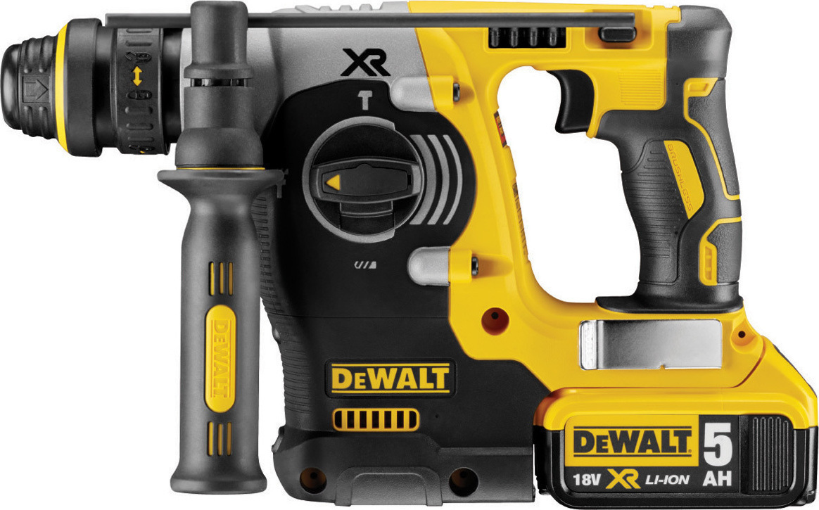 Πιστολέτο Μπαταρίας 24mm Brushless 2,1J XR 18V + Μπαταρίες 2x5Ah Dewalt - 1