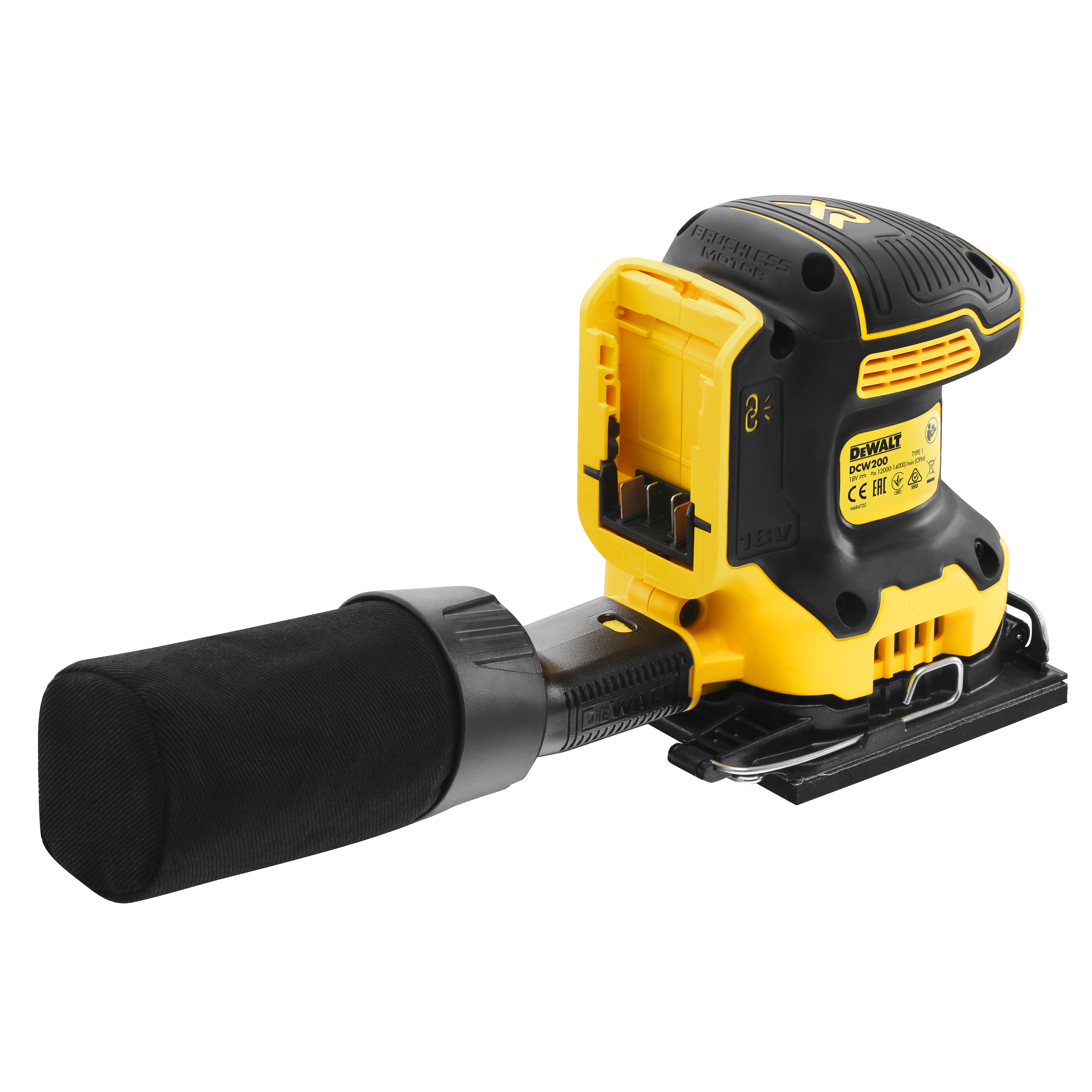 Παλμικό Τριβείο Παλάμης 1/4 Brushless XR 18V SOLO Dewalt - 2