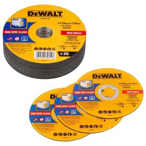 Δίσκοι Κοπής 115mm 25Τεμάχια Dewalt - 16106