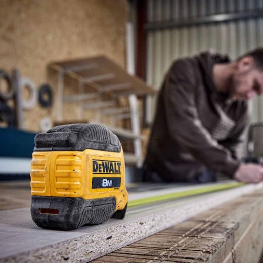 Μετροταινία με Αυτόματη Επαναφορά 8m Dewalt