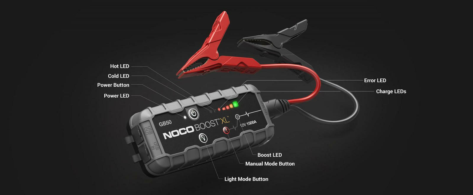 ΕΚΚΙΝΗΤΗΣ ΛΙΘΙΟΥ NOCO BOOST BG50 XL ULTRASAFE 1500A - 2