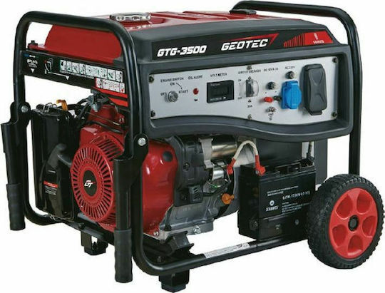 GTG-3500E Γεννήτρια Βενζίνης με Μίζα 3,5kVA GEOTEC - 1