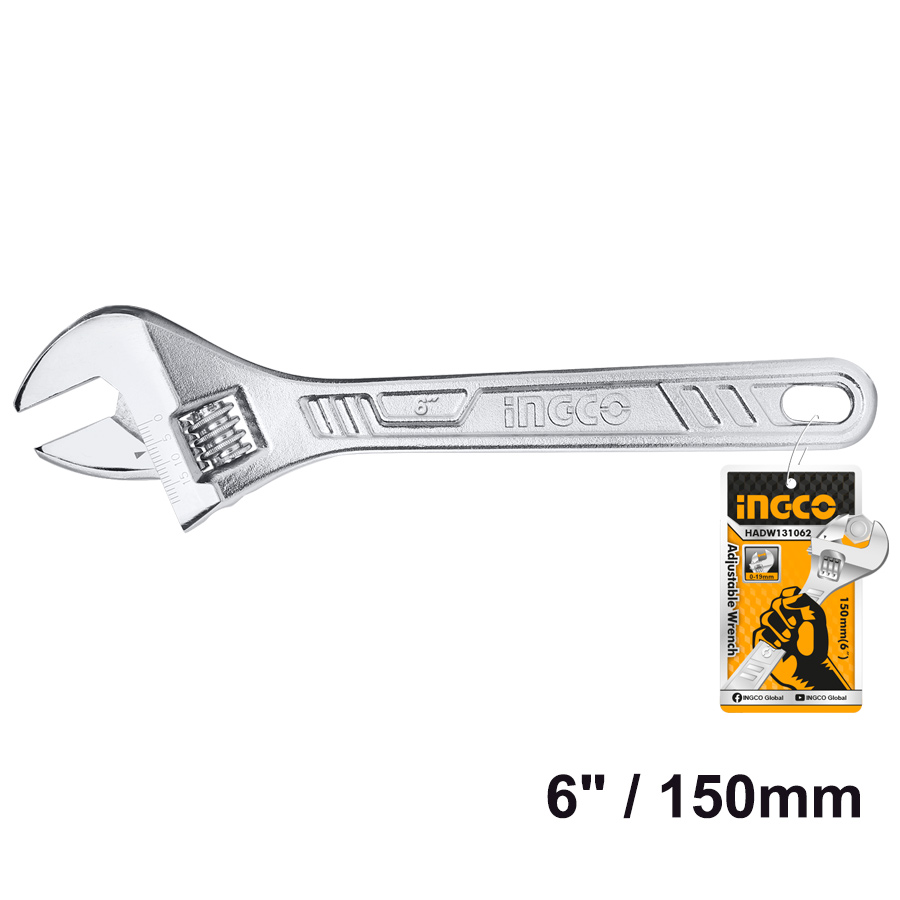 Adjustable Wrench 150mm INGCO - 1
