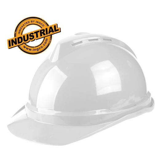 Safety Helmet with 4 Point Protection White