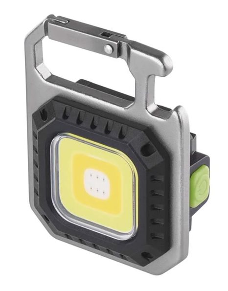 Φακός Μπρελόκ Επαναφορτιζόμενος LED 750lm και Ανοιχτήρι IP44 Emos - 1