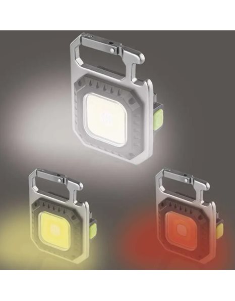 Φακός Μπρελόκ Επαναφορτιζόμενος LED 750lm και Ανοιχτήρι IP44 Emos - 2