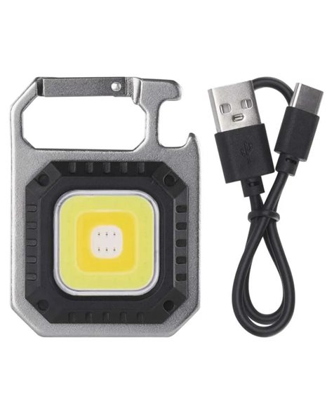 Φακός Μπρελόκ Επαναφορτιζόμενος LED 750lm και Ανοιχτήρι IP44 Emos - 4