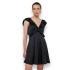 “V”-cut satin mini dress ARIELLA MIND MATTER 2023S027 - 0