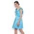 “V”-cut satin mini dress ARIELLA MIND MATTER 2023S027 - 1
