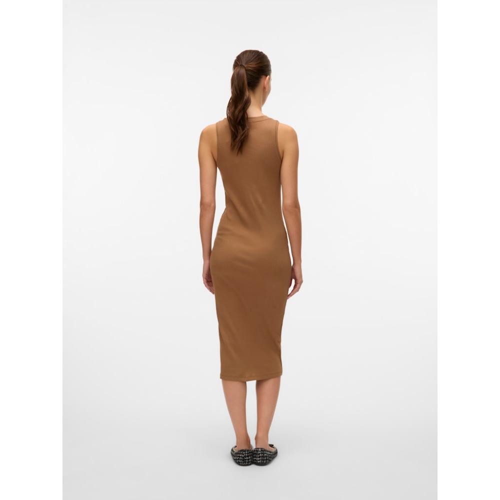 VMLAVENDER SL O-NECK CALF DRESS VMA NOOS 10230437