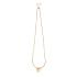 Ersi women's long necklace antique gold 24k with gold plated brass - 0