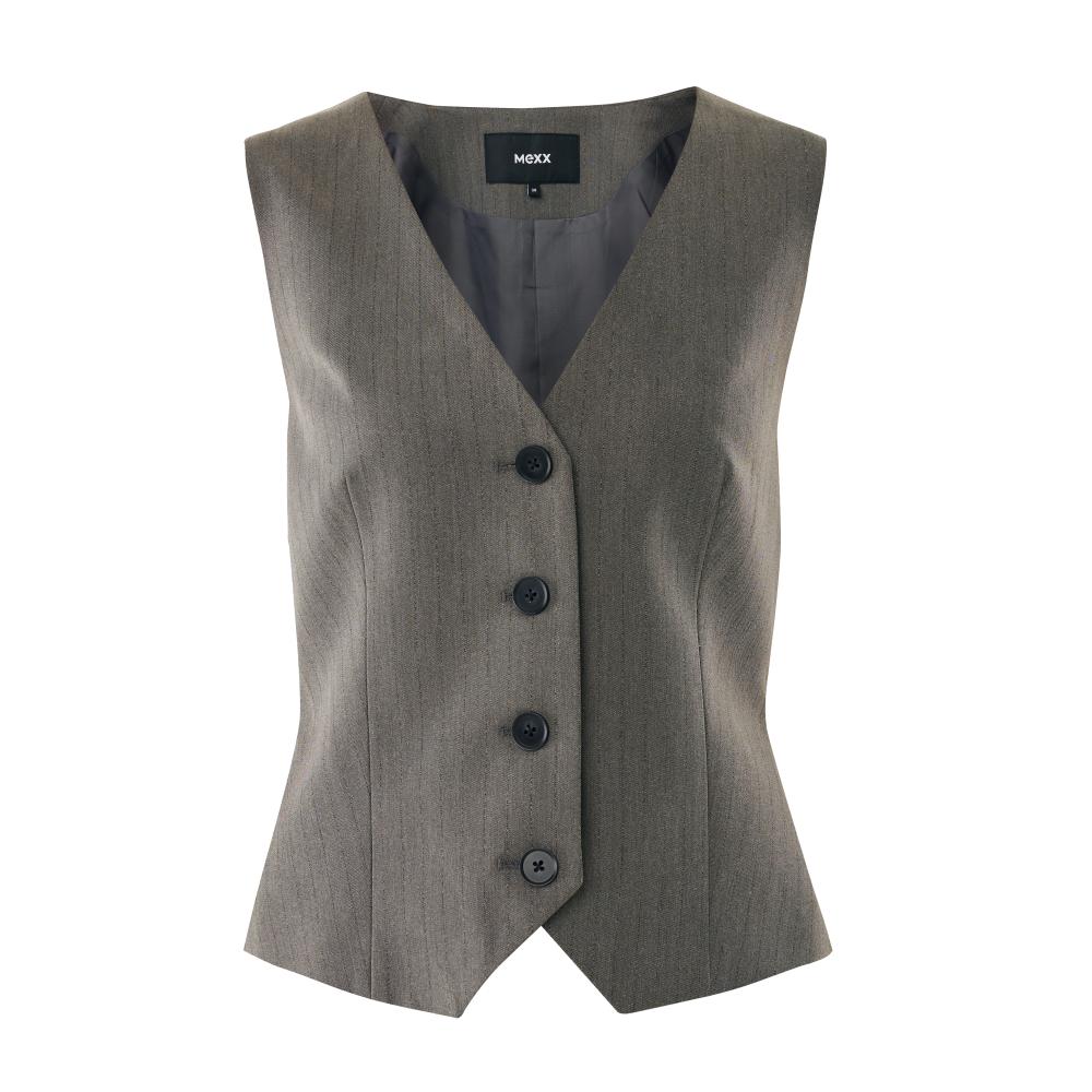 MEXX PINSTRIPE LUREX WAISTCOAT MF006001253W