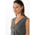 MEXX PINSTRIPE LUREX WAISTCOAT MF006001253W - 3