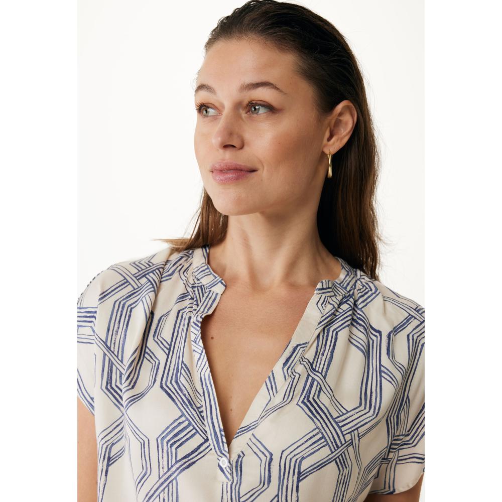 SWIRL CHAIN PRINT BLOUSE MEXX MF006103151W-01