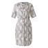 REGULAR SWIRL CHAIN PRINT DRESS MEXX MF006302051W-01 - 1