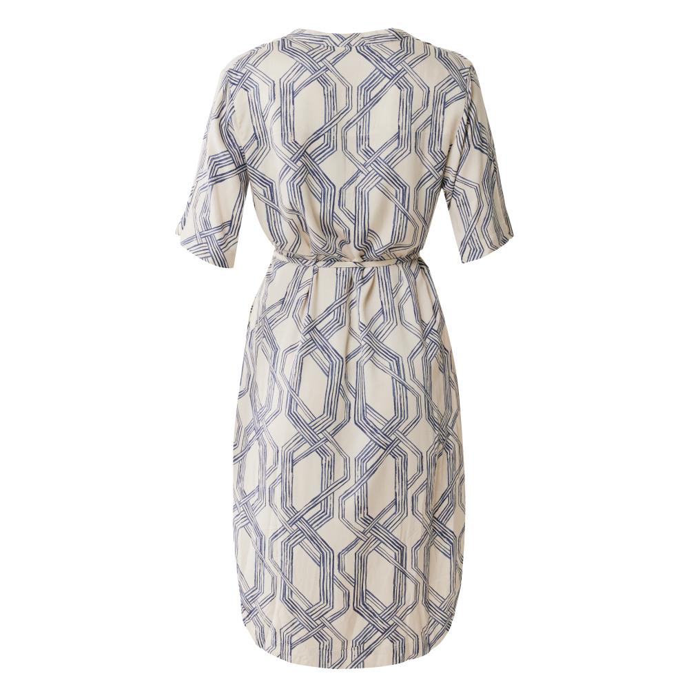 REGULAR SWIRL CHAIN PRINT DRESS MEXX MF006302051W-01
