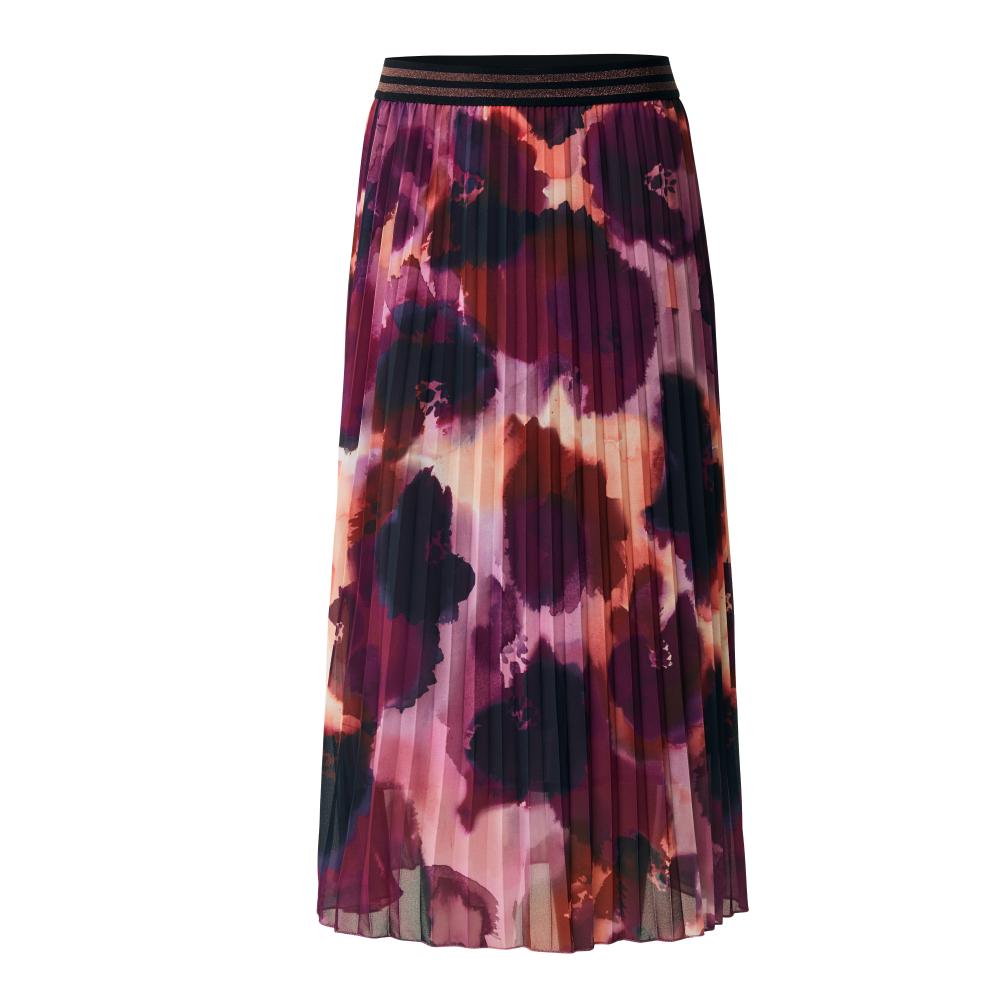 PLISSE ALLOVER PRINT WATERFLOWER SKIRT MEXX MF007401151W