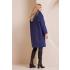 Wool-blend oversized blue coat SINA MIND MATTER - 3