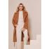 Double-breasted belted camel coat WILLOM MIND MATTER  - 4
