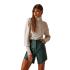 MIND MATTER SOMMER Asymmetric faux leather shorts 2022W022 - 2