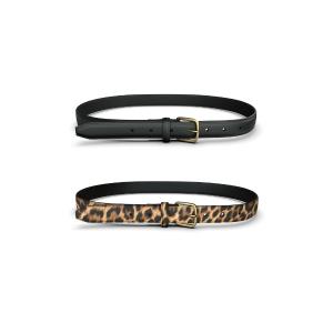 PCOLINE 2-PACK JEANS BELT NOOS PU 17154672 - 18811
