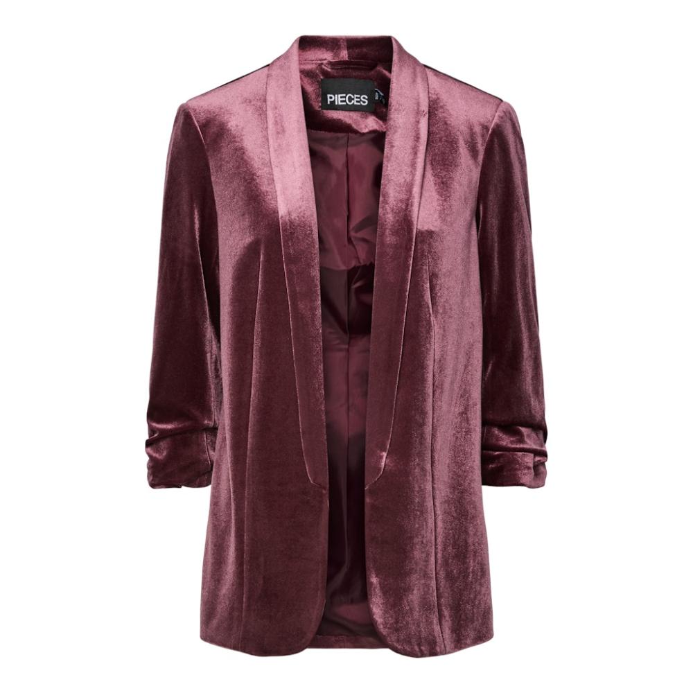 PCBOSELLA VELOUR 3/4 BLAZER 17162140