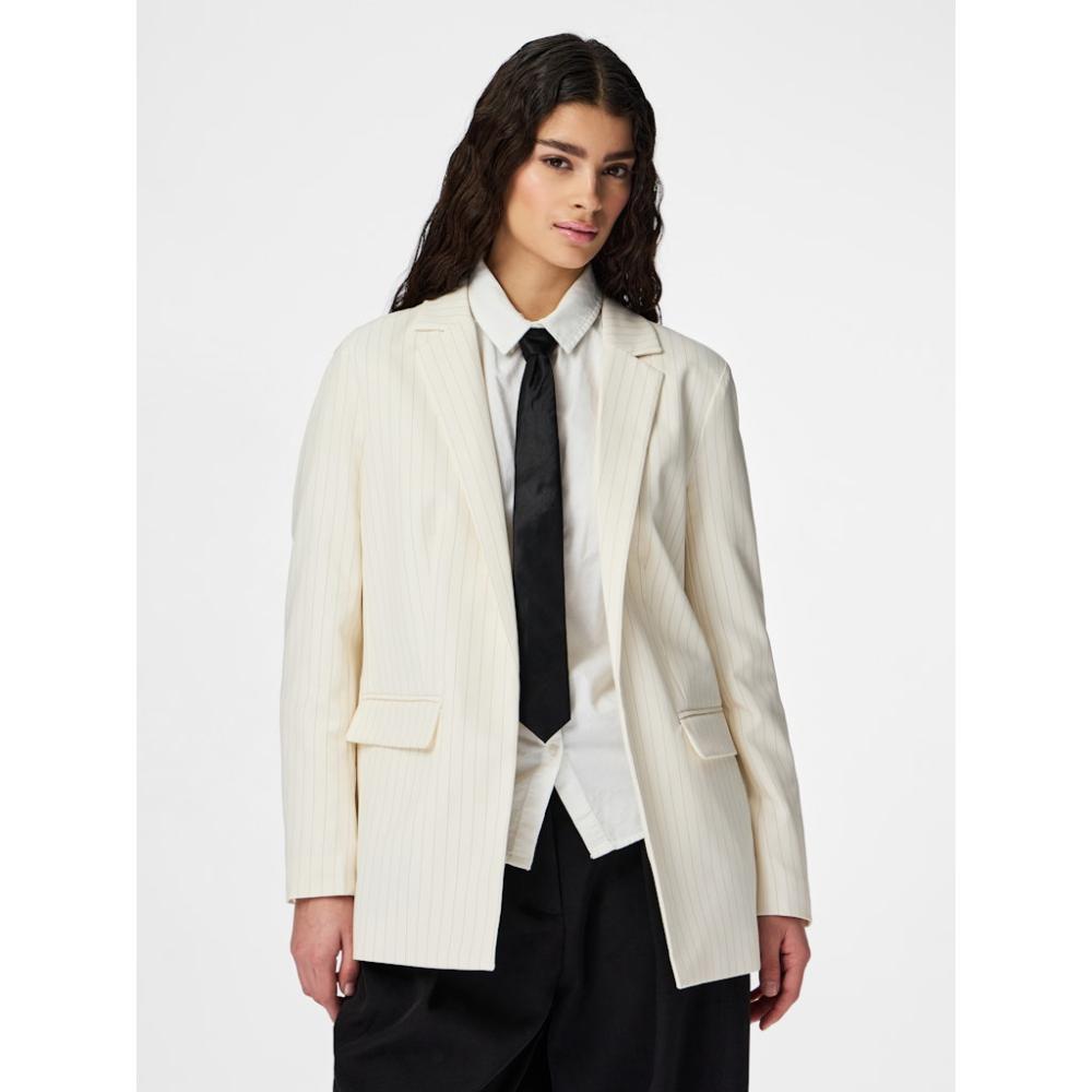 PCBOZZY LS LOOSE STRIPED BLAZER NOOS BC 17130374