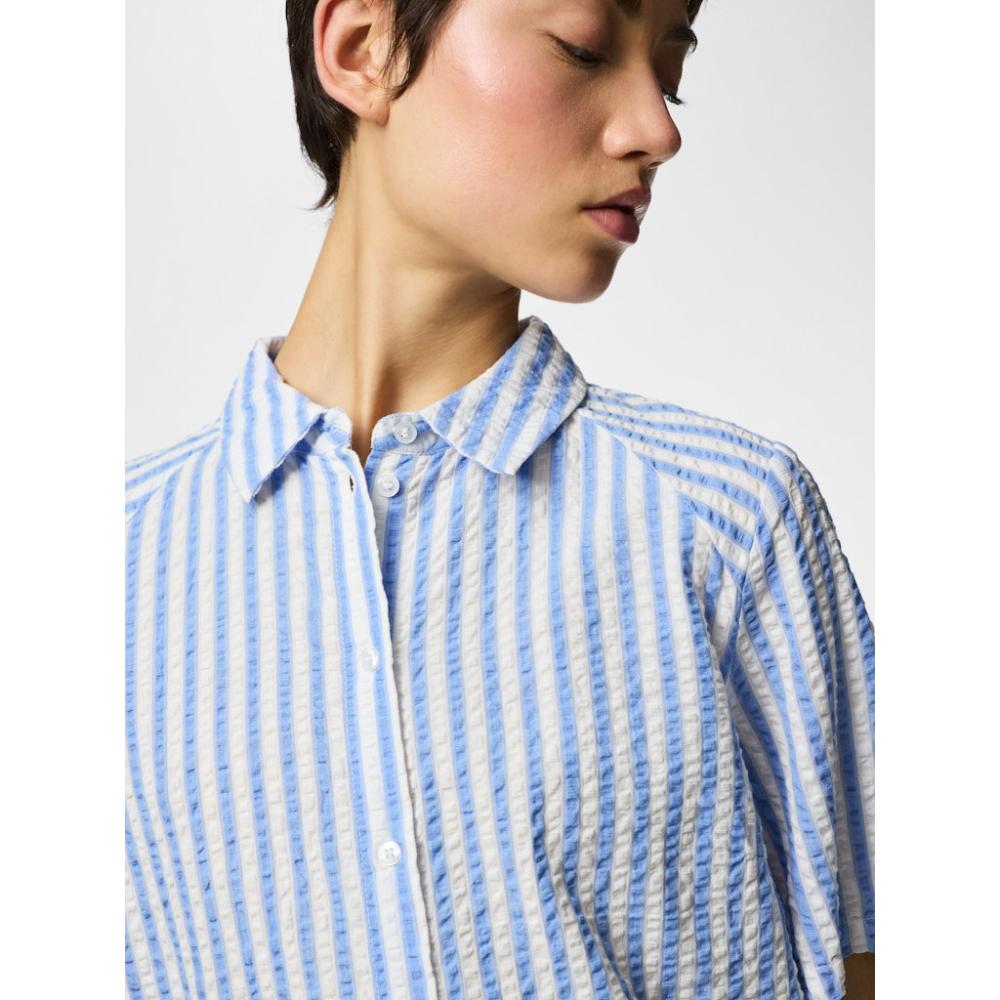 PCSTINNA SS SHIRT WVN NOOS 17162341