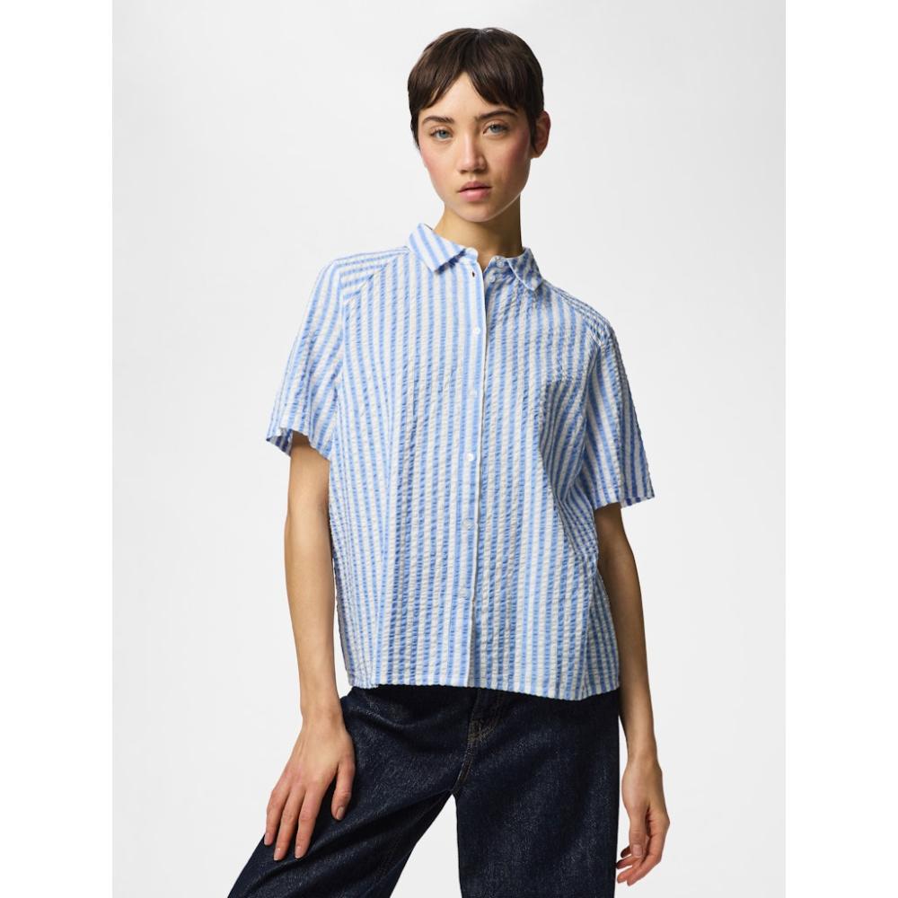 PCSTINNA SS SHIRT WVN NOOS 17162341