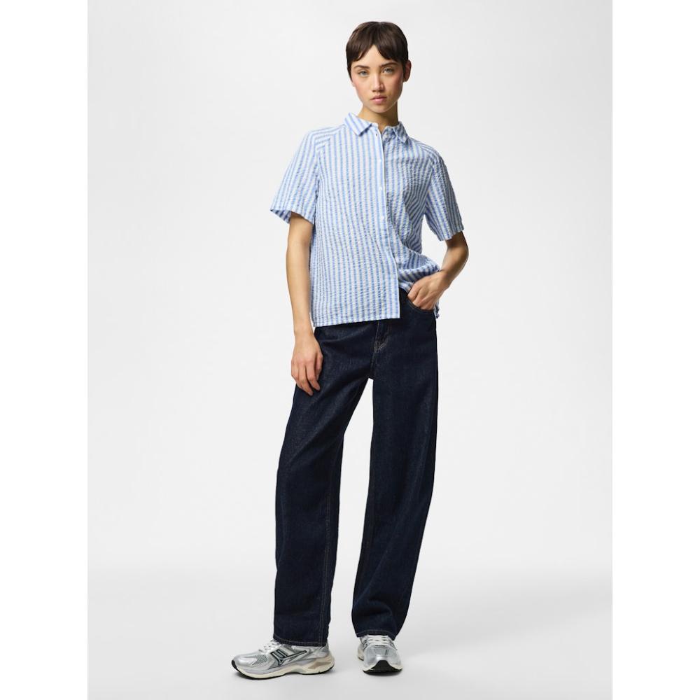 PCSTINNA SS SHIRT WVN NOOS 17162341