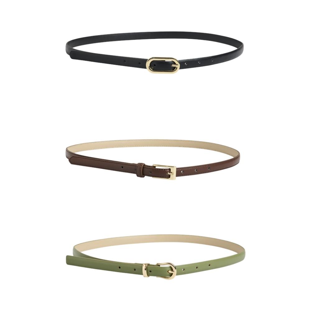 PCBENEDIKTE 3-PACK SLIM JEANS BELT 17163075